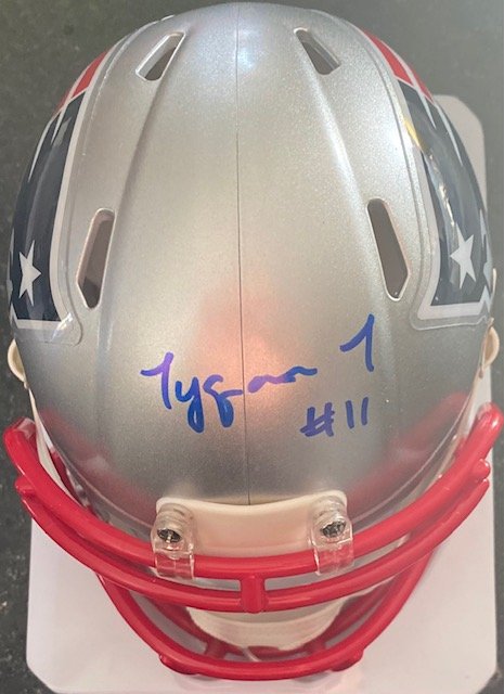 autographed football helmets Tyquan Thornton Autographed Mini Helmet – Sure Shot Promotions
