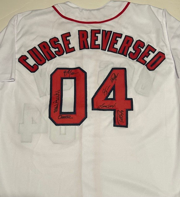2004 Red Sox Signed Team Jersey