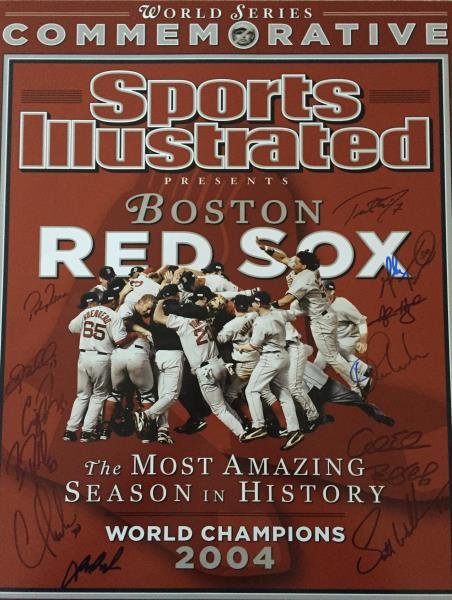 2004 Red Sox Team Autographed 16x20 Photo