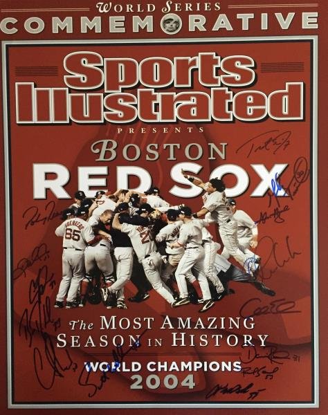 2004 Red Sox Team Autographed 16x20 Photo
