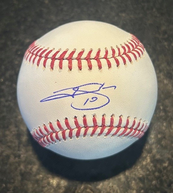 Trevor Story signed baseball