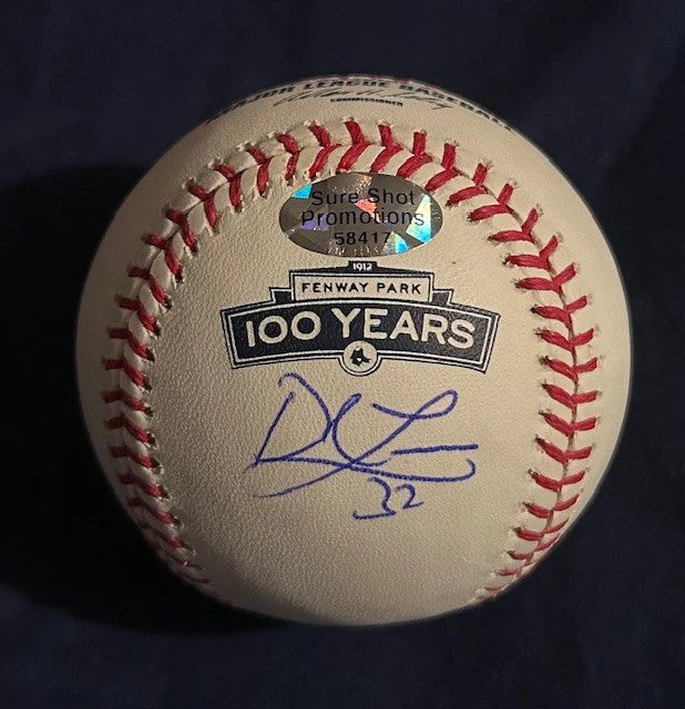 Derek Lowe Autographed 100 Year Baseball - 04