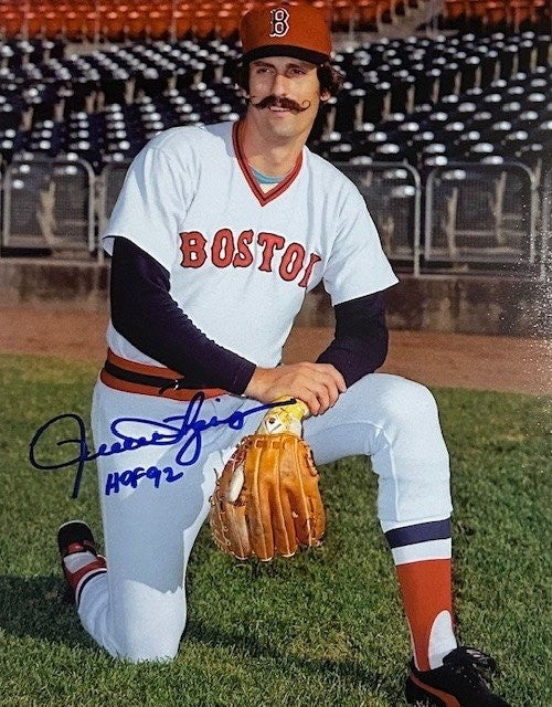 Rollie Fingers Red Sox Uniform Autographed 8x10 Photo w/HOF Inscription