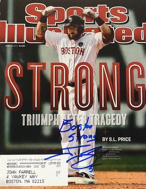 Johnny Gomes Autographed 8x10 Photo Sports Illustrated Cover