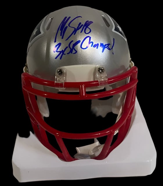 Matthew Slater Patriots Mini Helmet - 01