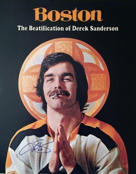 Derek Sanderson Autographed 16x20 Photo - 01