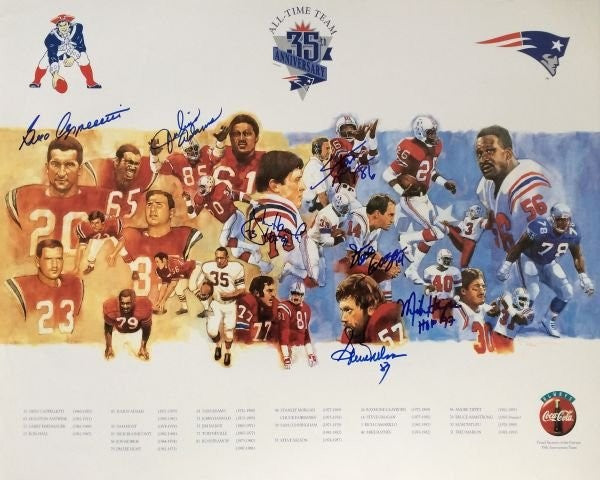 New England Patriots 35th Anniversary Poster - 03