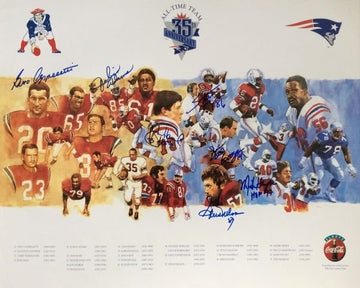 New England Patriots 35th Anniversary Poster - 03