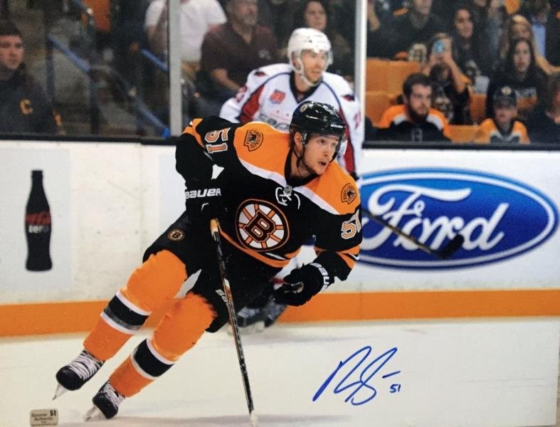 Ryan Spooner Autographed 16x20 Photo - 01