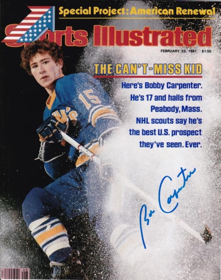 Bobby Carpenter Autographed 8x10 Photo - 01