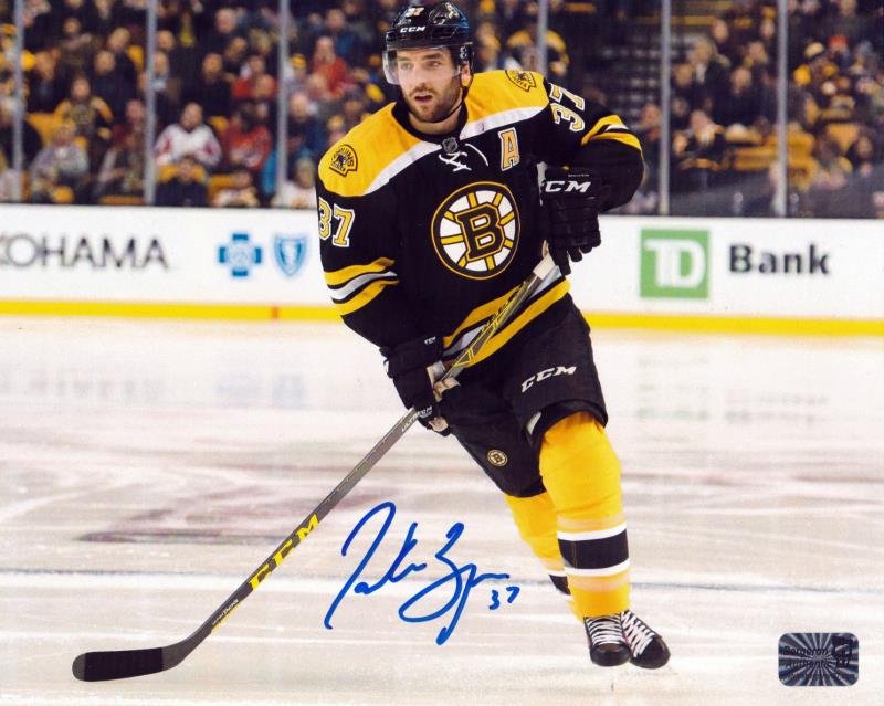 Patrice Bergeron Autographed 8x10 Photo