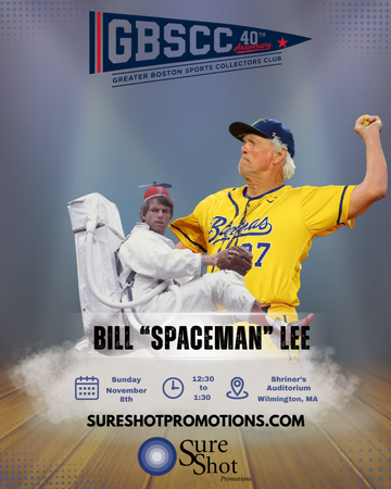 Bill "Spaceman" Lee Public Autograph Signing: SUNDAY 11/8/2026