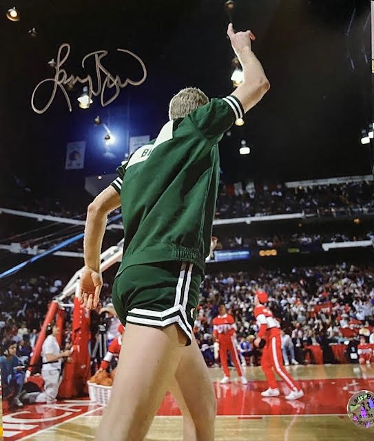 Larry Bird Autographed 8x10 Photo - 15