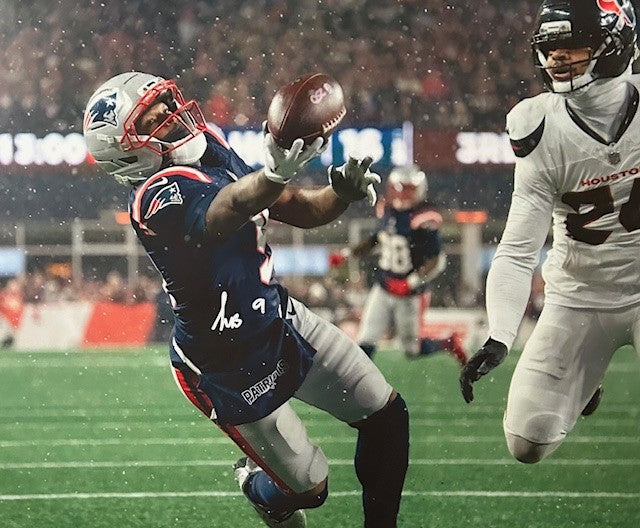 Kayshon Boutte signed Playoff Catch One hand