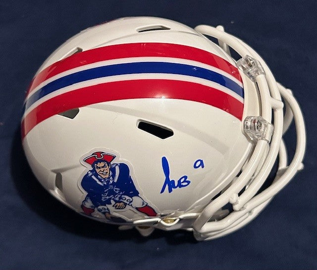Kayshon Boutte signed Throwback Mini helmet