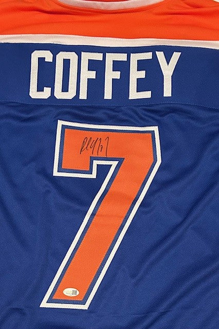 Paul Coffey Autographed Jersey - 01
