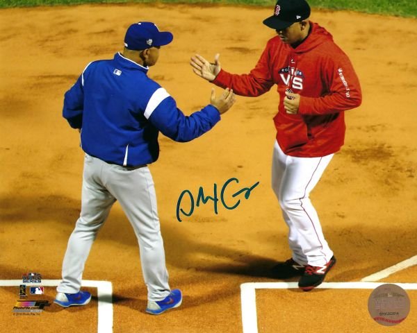 Alex Cora Autographed 16x20 Photo - 02