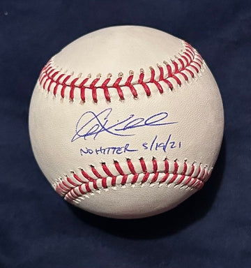 Corey Kluber signed No-Hitter baseball