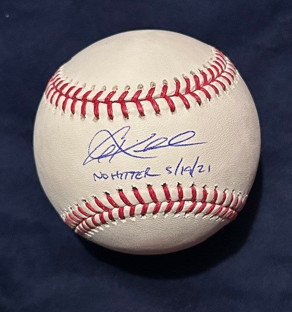 Corey Kluber signed No-Hitter baseball