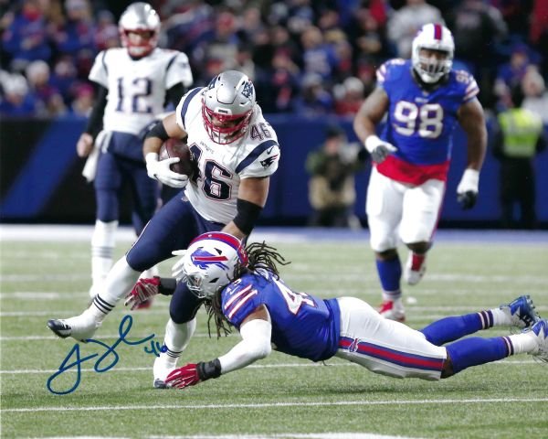 James Develin Autographed 8x10 Photo