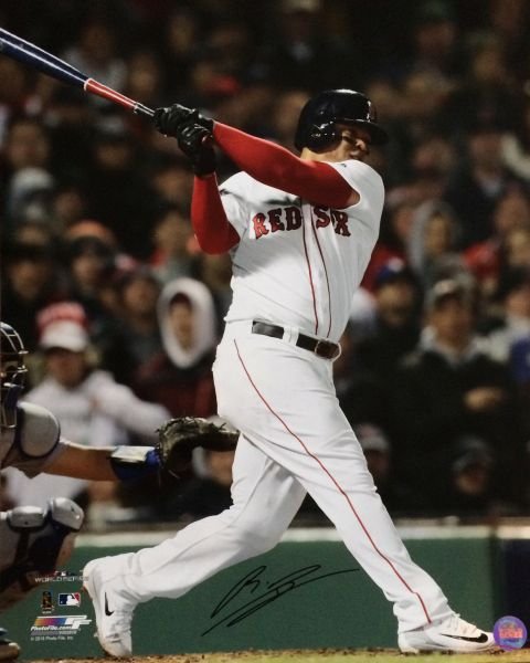 Rafael Devers Autographed 16x20 Photo - 03