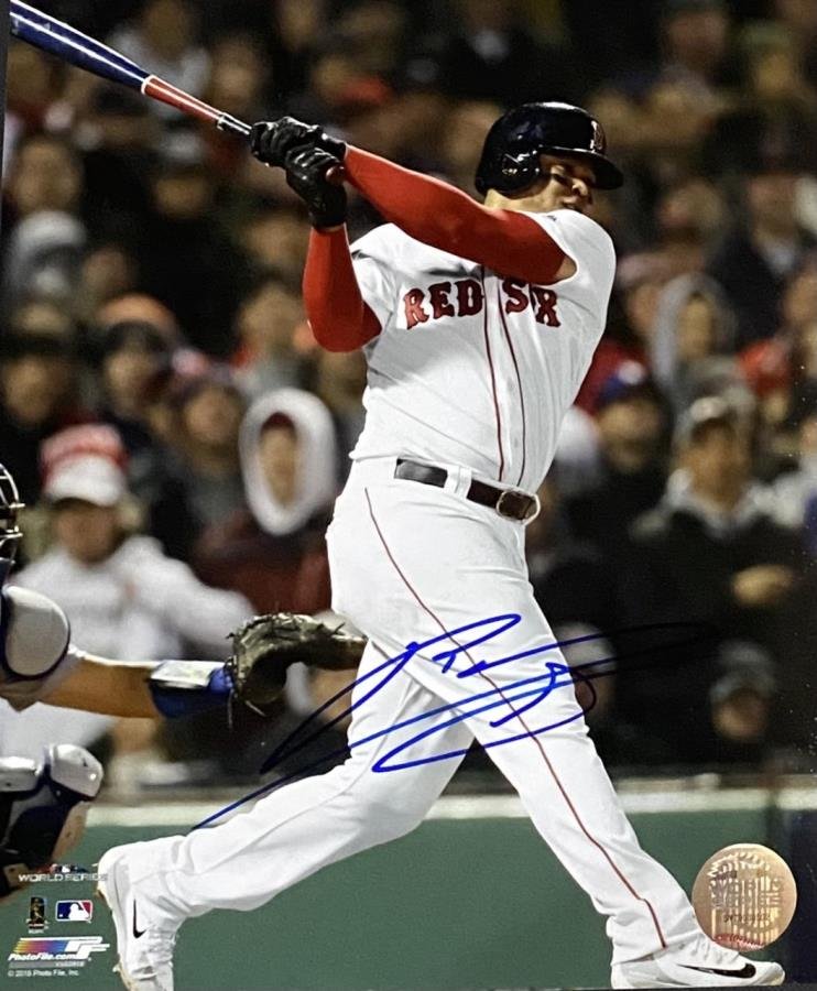 Rafael Devers Autographed 8x10 Photo - 03