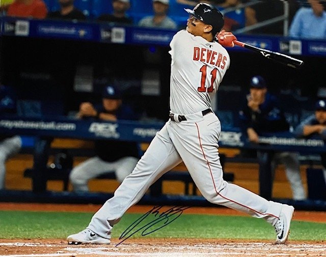 Rafael Devers Autographed 16x20 Photo - 07