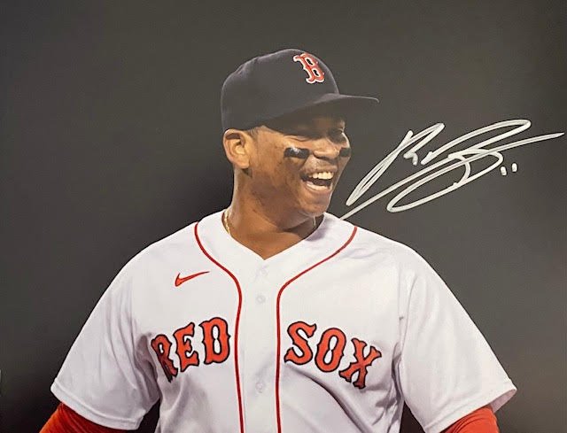 Rafael Devers Autographed 8x10-09