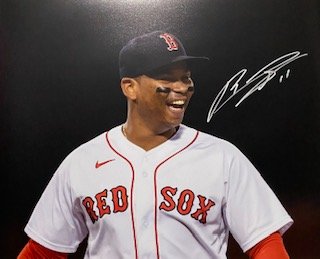 Rafael Devers Autographed 16x20 Photo - 09