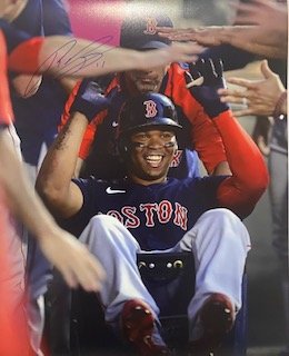 Rafael Devers Autographed 16x20 Photo - 10