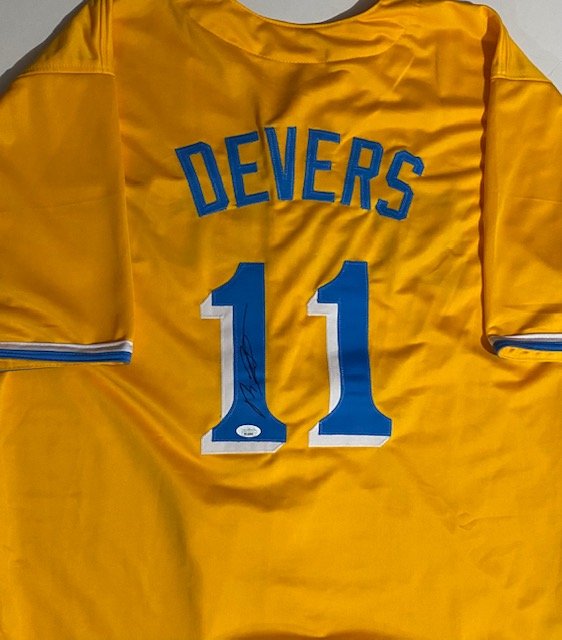 Rafael Devers Autographed Jersey - 05