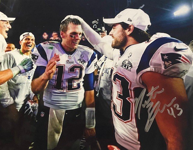 Nate Ebner Autographed 8x10 Photo - 05