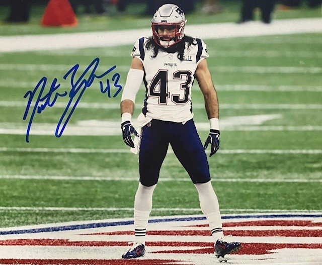Nate Ebner Autographed 8x10 Photo - 07