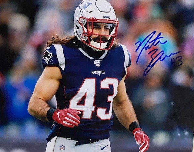 Nate Ebner Autographed 8x10 Photo - 10