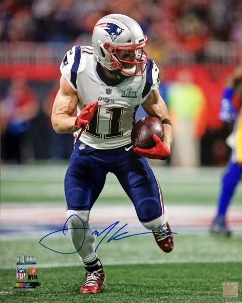 Julian Edelman Autographed 16x20 Photo - 14