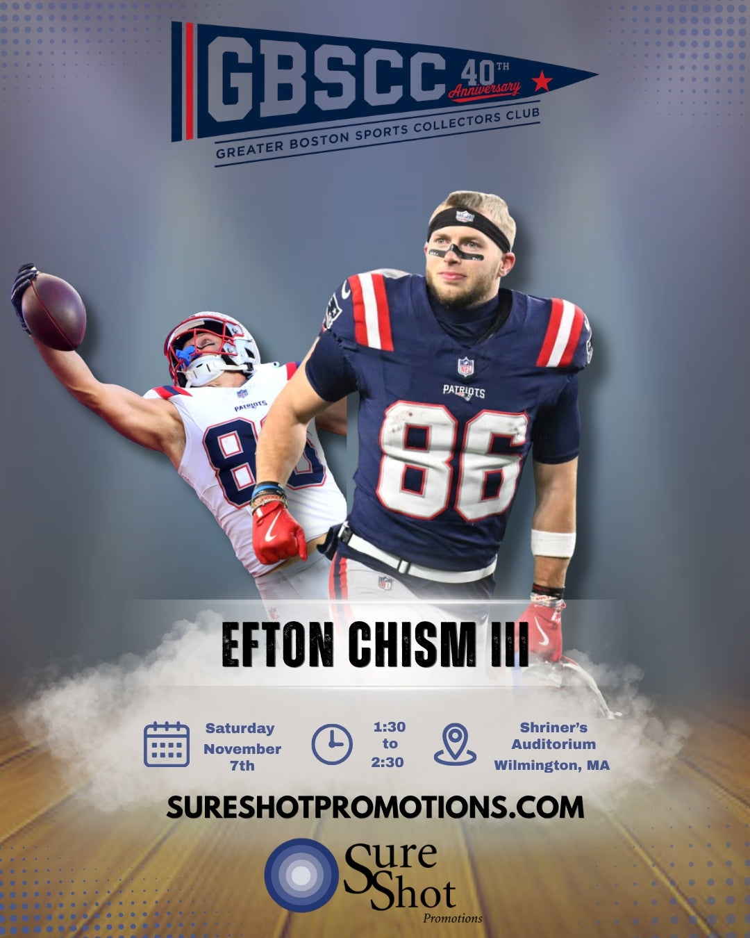 Efton Chism III Public Autograph Signing: SATURDAY 11/7/2026