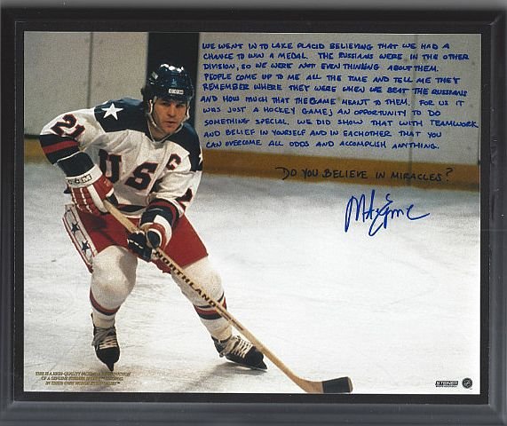 Mike Eruzione Storyboard Plaque