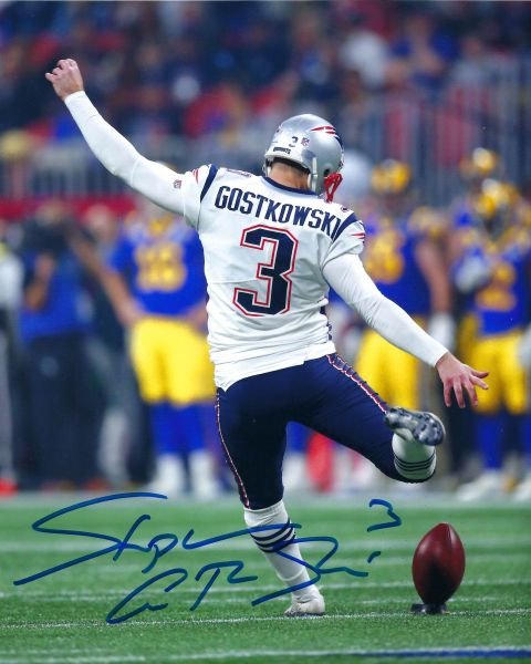 Stephen Gostkowski Autographed 8x10 Photo