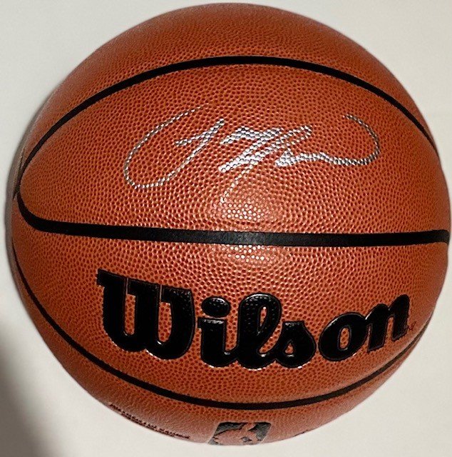 Sam Hauser Autographed Basketball