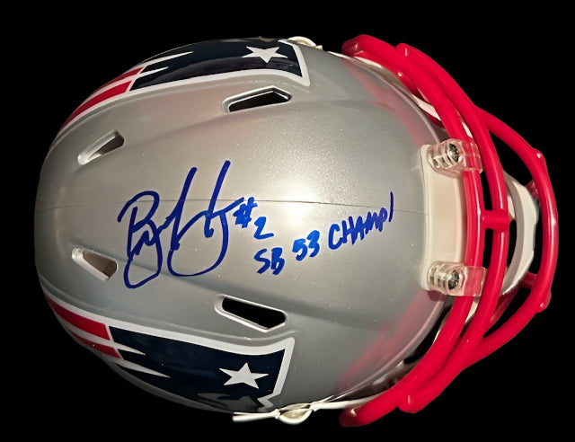 Brian Hoyer Autographed Mini Helmet