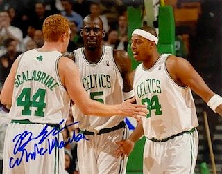 Brian Scalabrine Autographed 8x10 Photo - 10