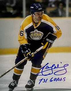 Marcel Dionne Autographed 8x10 Photo - 03