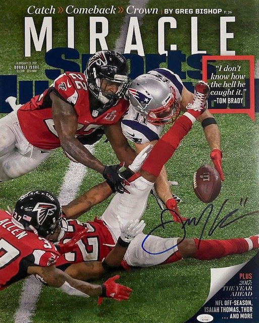 Julian Edelman Autographed 16x20 Photo