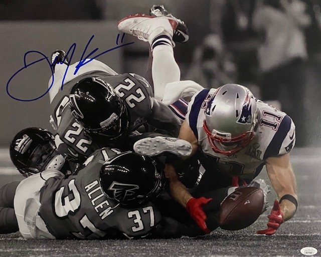Julian Edelman Autographed 16x20 Photo - 20