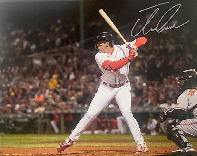 Triston Casas Autographed 16x20 01