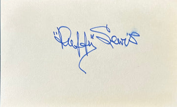Duffy Lewis Autographed Index Card 06