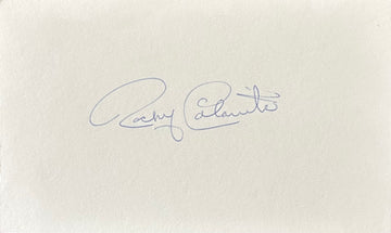 Rocky Colavito Autographed Index Card 01