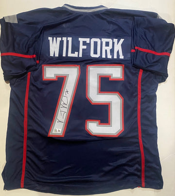 Vince Wilfork Autographed Jersey - 01