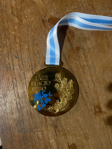 Mike Eruzione Autographed Medal - 01