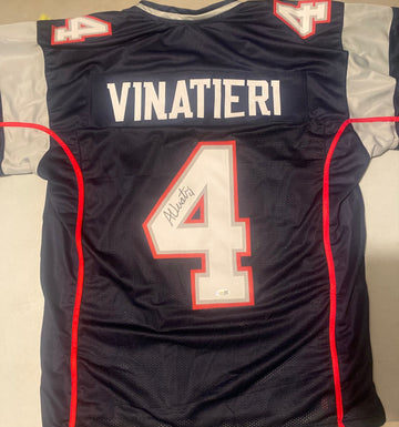 Adam Vinatieri Autographed Jersey- 03